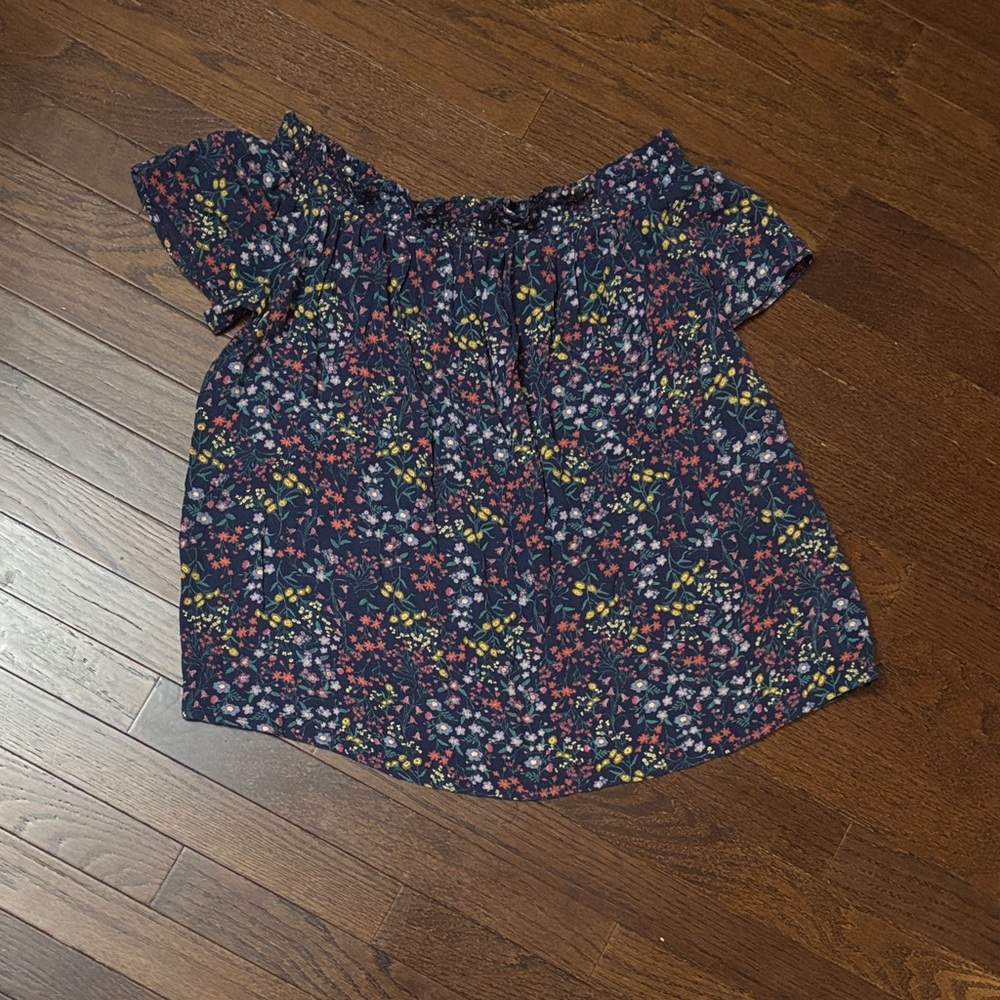 Floral women’s off the shoulder Top - Multicolor